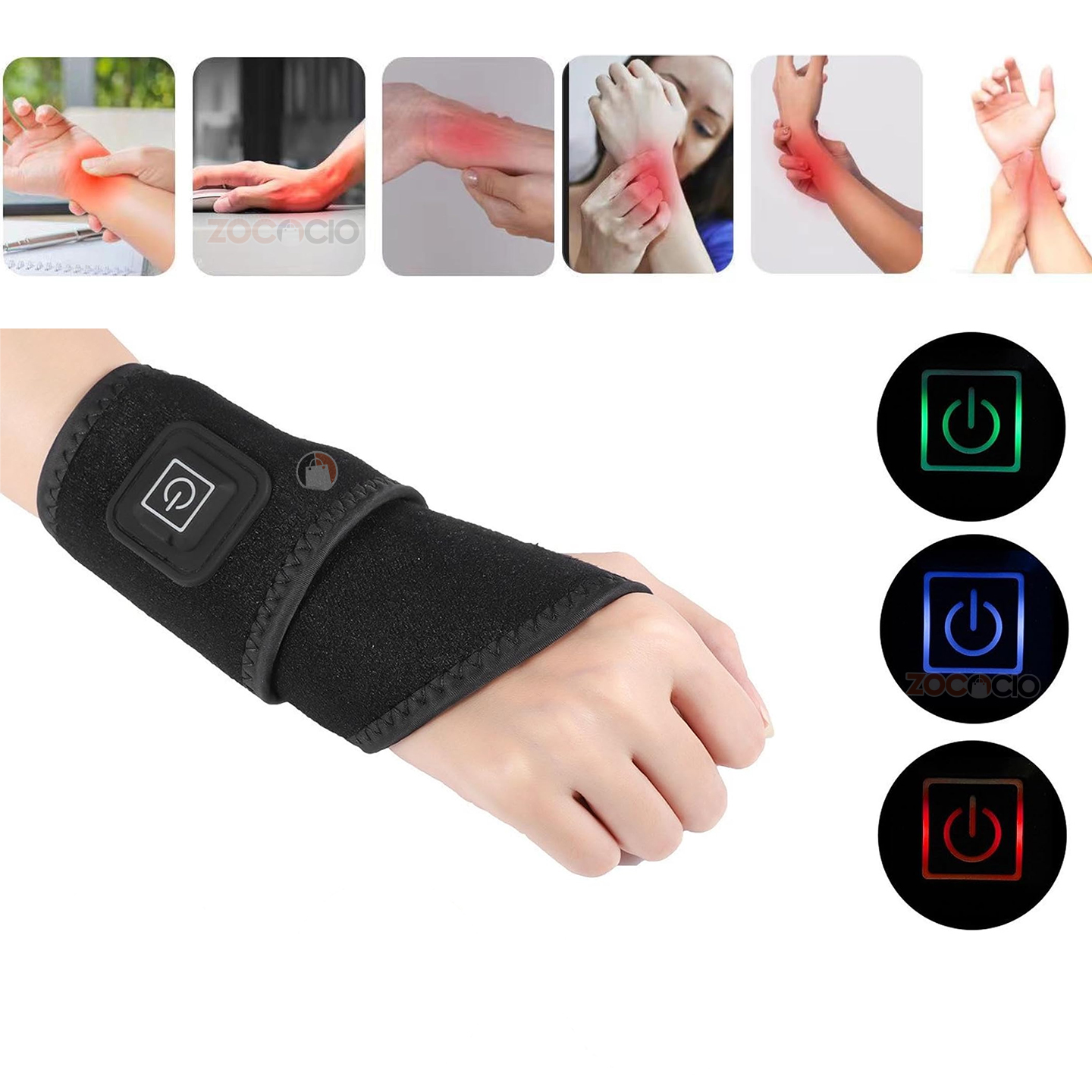 Miniatura 3 de Muñequera De Compresión Térmica Terapia